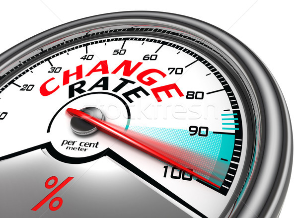 change rate conceptual meter Stock photo © donskarpo