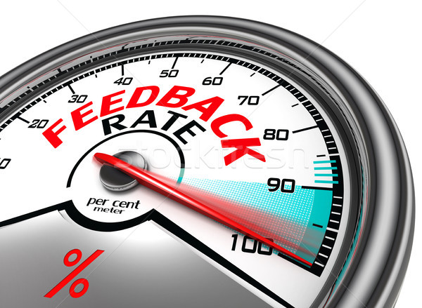 feedback rate meter Stock photo © donskarpo