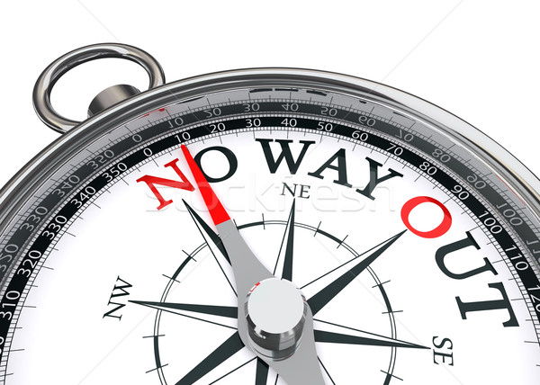 no way out concept compass Stock photo © donskarpo