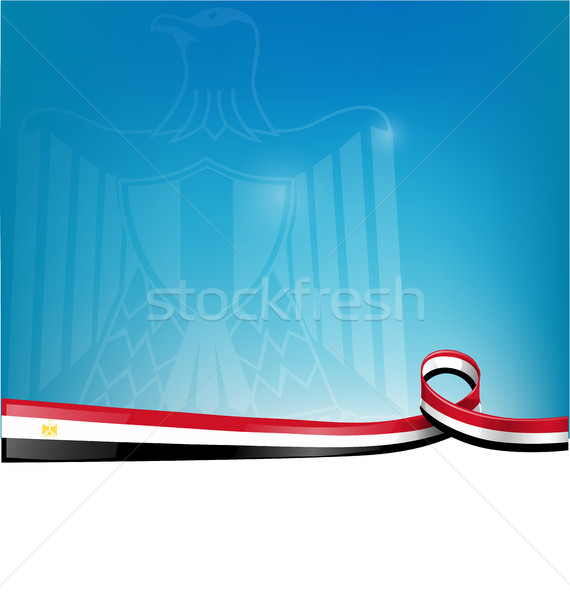 egypt flag on background Stock photo © doomko
