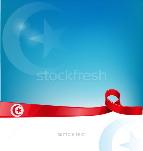tunisia flag on background Stock photo © doomko