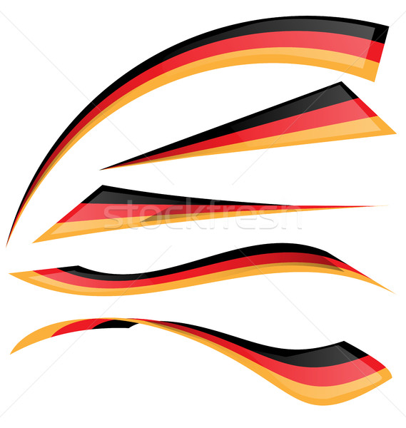  germany flag set  Stock photo © doomko
