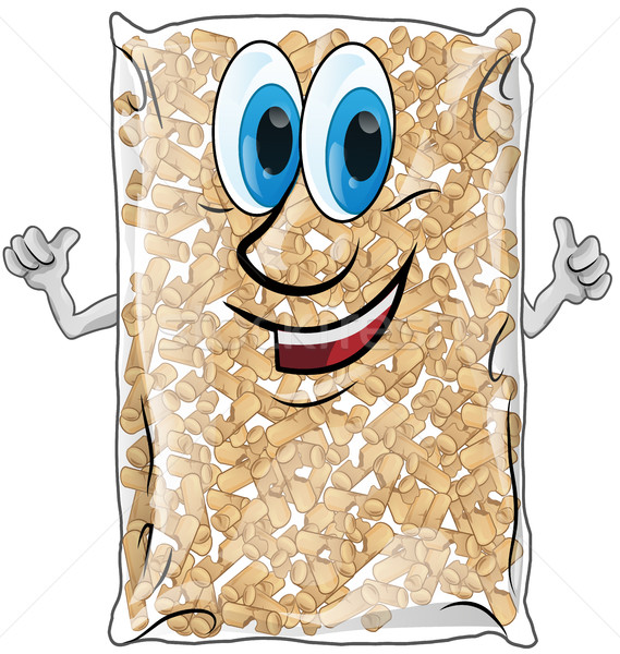 pellet bag isolated Stock photo © doomko