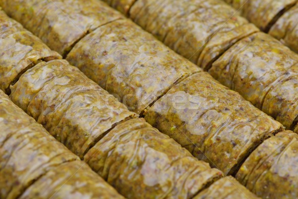 turkish baklava dessert Stock photo © dotshock