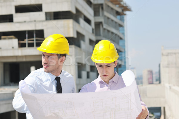 équipe personnes groupe vérifier documents [[stock_photo]] © dotshock