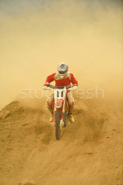 Zdjęcia stock: Motocross · rowerów · wyścigu · prędkości · moc · ekstremalnych