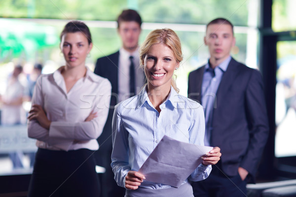 business people in a meeting at office Stock photo © dotshock