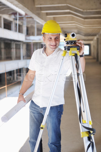 Stock photo: architect on construction site