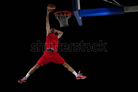 Działania koszykówki gry sportu gracz Zdjęcia stock © dotshock