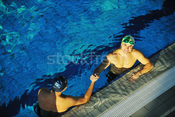 swimming race winner Stock photo © dotshock