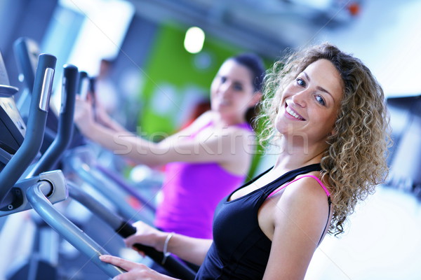 Stockfoto: Groep · mensen · lopen · groep · jongeren · moderne · sport