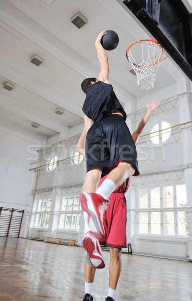 [[stock_photo]]: Magie · basket · jeunes · saine · personnes · homme