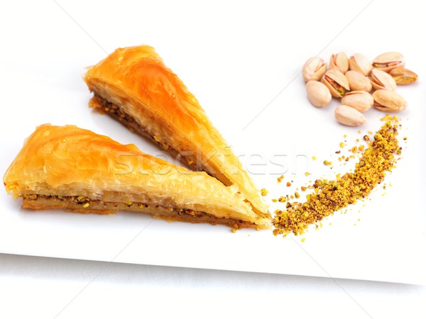 turkish baklava dessert Stock photo © dotshock