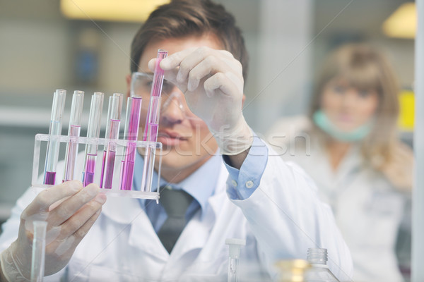 research and  science people  in laboratory Stock photo © dotshock