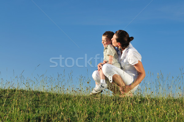 woman child outdoor Stock photo © dotshock
