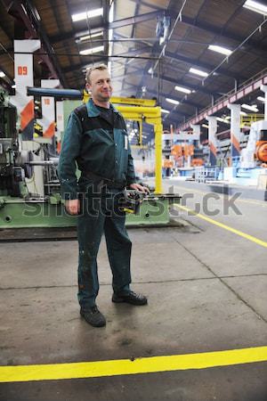 industry workers people in factory Stock photo © dotshock