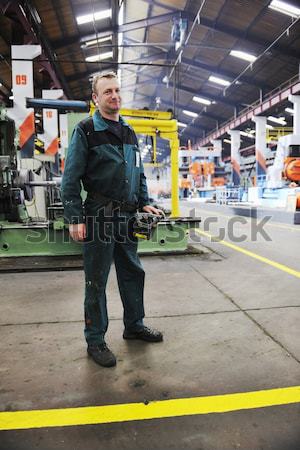 Ipar munkások emberek gyár mérnöki nagy Stock fotó © dotshock