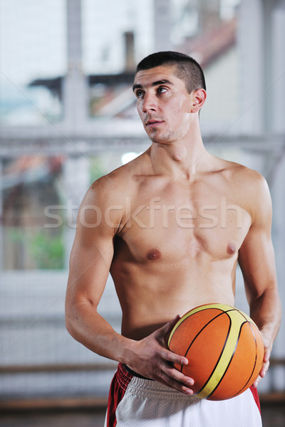 Magia baloncesto jóvenes saludable personas hombre Foto stock © dotshock