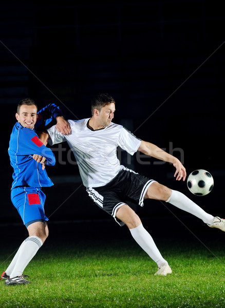 Foto d'archivio: Calcio · giocatori · azione · palla · concorrenza · eseguire