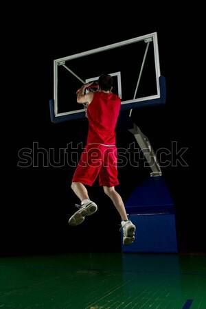 Actie basketbal spel sport speler Stockfoto © dotshock