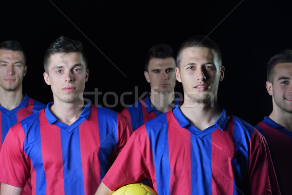 Stock photo: soccer players team