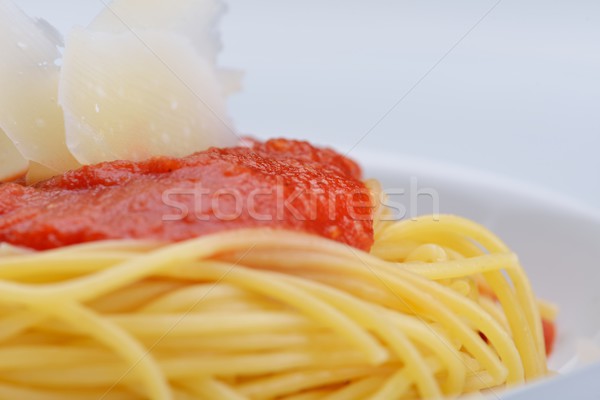 Stock photo: Italian spaghetti