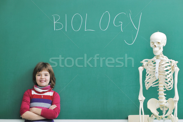 Imparare biologia scuola felice bambini gruppo Foto d'archivio © dotshock