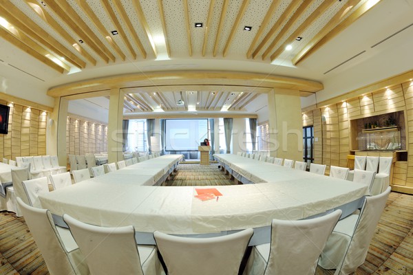 üres üzlet konferenciaterem belső megbeszélés munka Stock fotó © dotshock