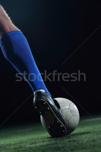 футболист мяча футбола стадион области Сток-фото © dotshock