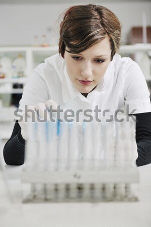 young woman in lab Stock photo © dotshock