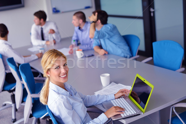 business people in a meeting at office Stock photo © dotshock