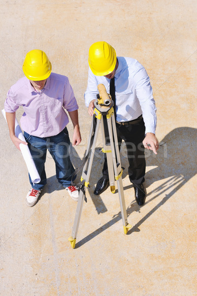 Stockfoto: Team · plaats · mensen · groep · controleren · documenten