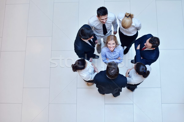 Gens d'affaires groupe mains séjour équipe cercle [[stock_photo]] © dotshock