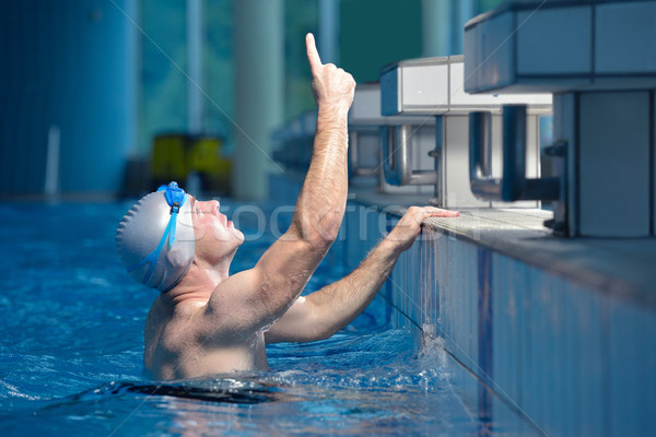 swimmer athlete Stock photo © dotshock