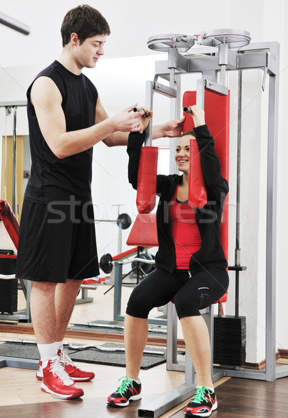 Young People Group In Fitness Club Stock Photo C Benis Arapovic Dotshock Stockfresh