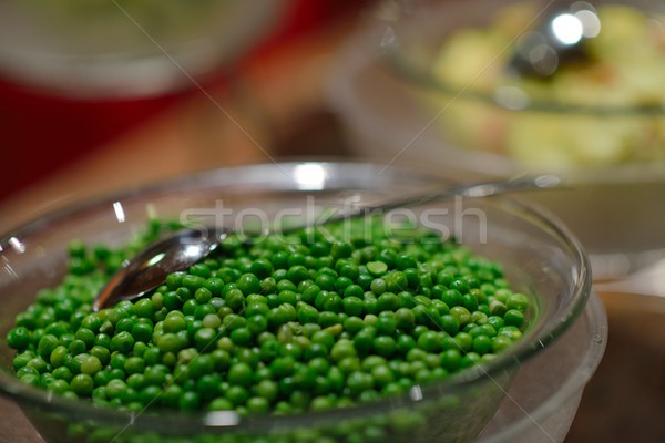 Büfé étel vendéglátás bent luxus étterem Stock fotó © dotshock