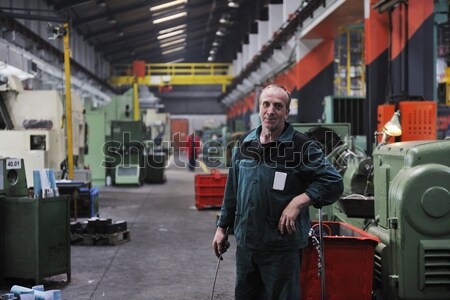 industry workers people in factory Stock photo © dotshock
