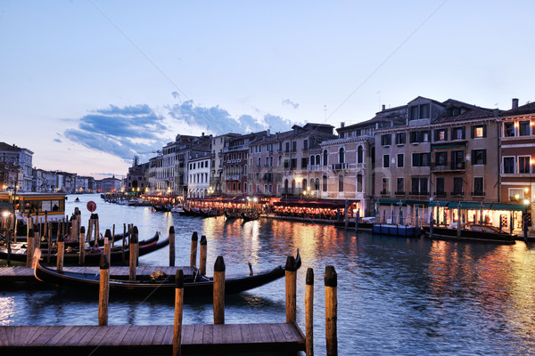 Venedik İtalya güzel romantik İtalyan şehir Stok fotoğraf © dotshock