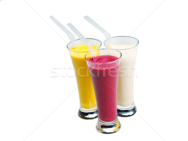 Stock photo: fresh fruit shake drink