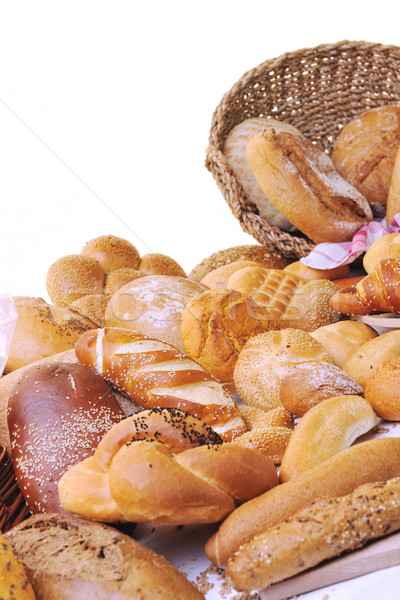 新鮮 麵包 食品 組 健康 自然 商業照片 © dotshock