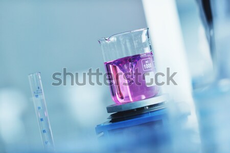 test tubes in bright modern labaratory Stock photo © dotshock
