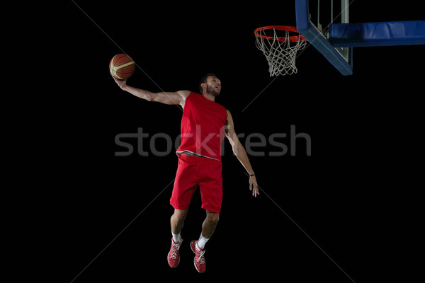 Action basket jeu sport joueur [[stock_photo]] © dotshock