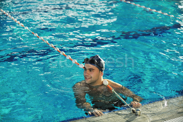 Nuotatore salute fitness stile di vita giovani atleta Foto d'archivio © dotshock