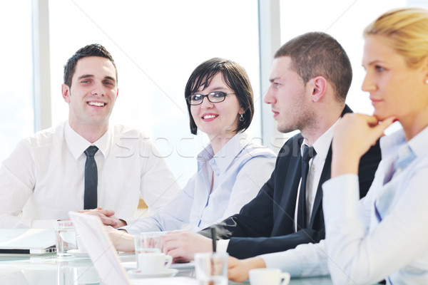 group of business people at meeting Stock photo © dotshock