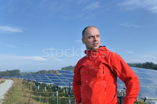 Stock foto: Männlich · Ingenieur · Arbeit · Stelle