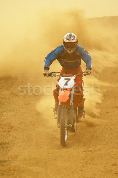 Stock photo: motocross bike
