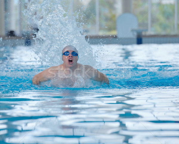 Atleta salud fitness estilo de vida jóvenes Foto stock © dotshock