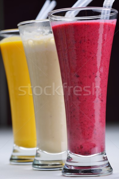 Shake пить изолированный фрукты здорового продовольствие Сток-фото © dotshock