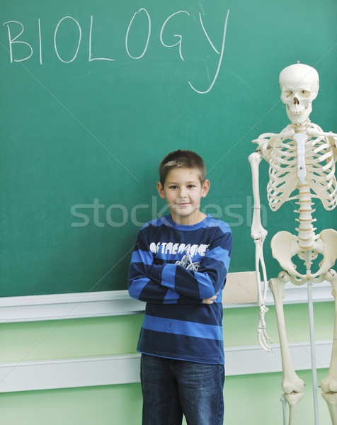 Imparare biologia scuola felice bambini gruppo Foto d'archivio © dotshock