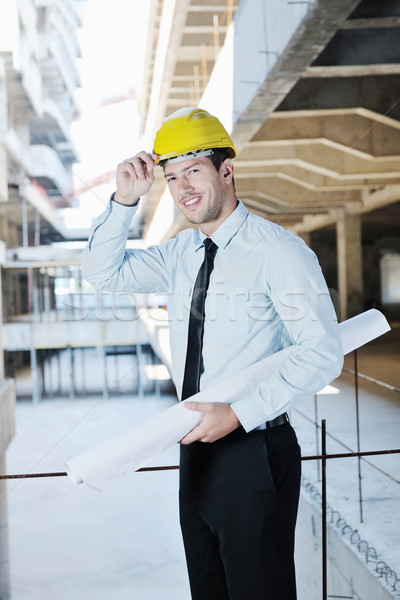 Architecte homme d'affaires ingénieur gestionnaire projet [[stock_photo]] © dotshock